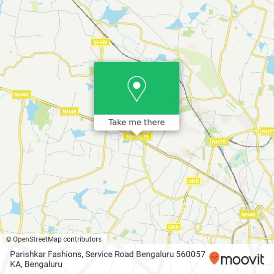 Parishkar Fashions, Service Road Bengaluru 560057 KA map