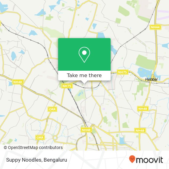 Suppy Noodles, 2nd Cross Road Bengaluru 560054 KA map