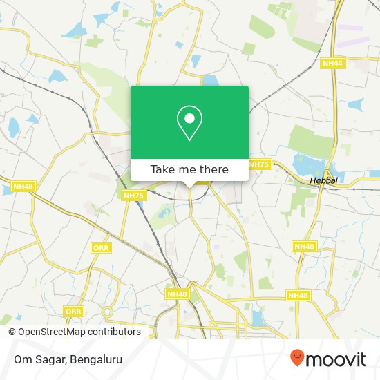 Om Sagar, MSR Road Bengaluru 560054 KA map