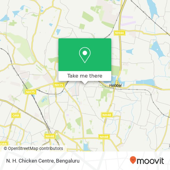 N. H. Chicken Centre, Sanjay Nagar Main Road Bengaluru 560094 KA map