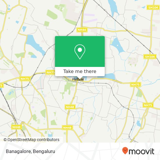 Banagalore map