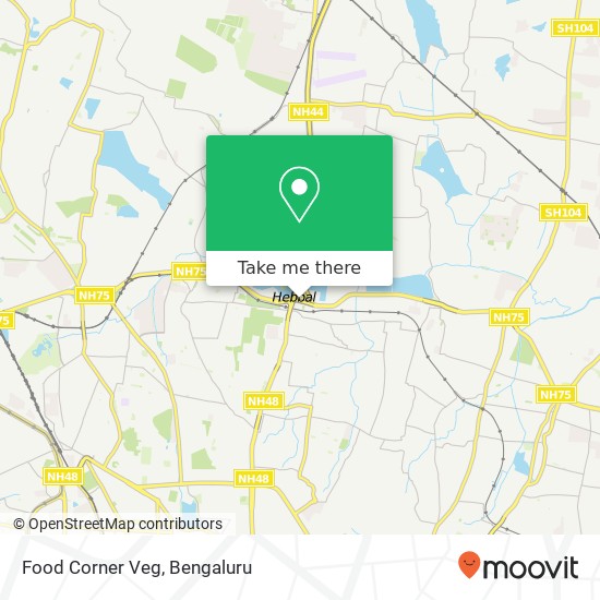 Food Corner Veg, Hebbal Outer Ring Road Bengaluru 560024 KA map