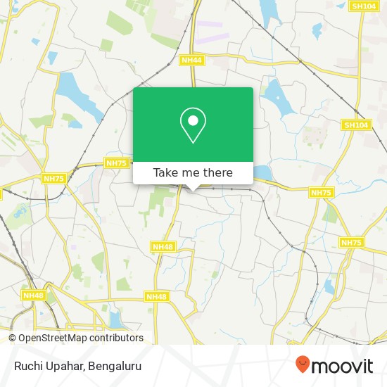 Ruchi Upahar, Guddadahalli Main Road Bengaluru KA map