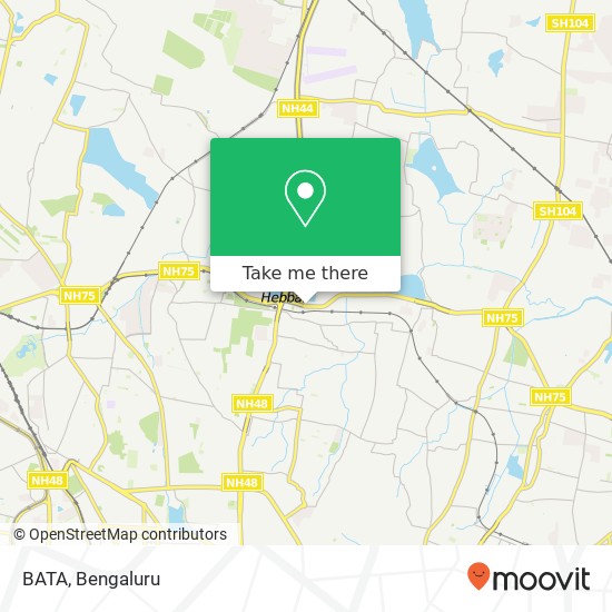 BATA, Hebbal Outer Ring Road Bengaluru 560024 KA map