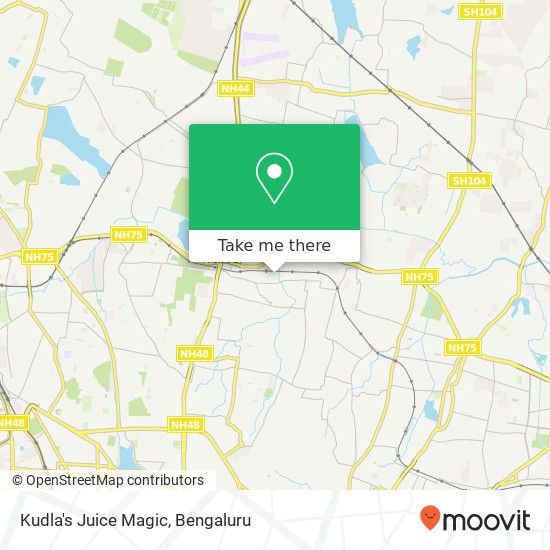 Kudla's Juice Magic, Main Road Bengaluru 560024 KA map