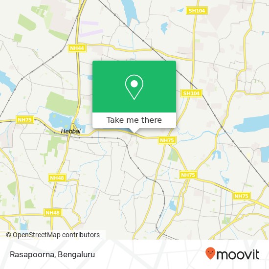 Rasapoorna, Service Road Bengaluru 560045 KA map