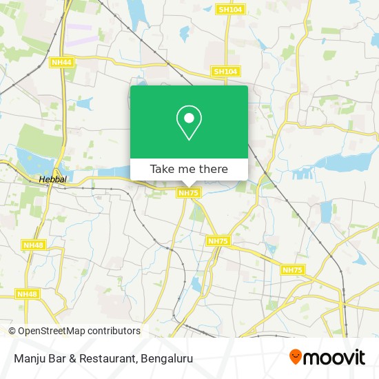 Manju Bar & Restaurant map