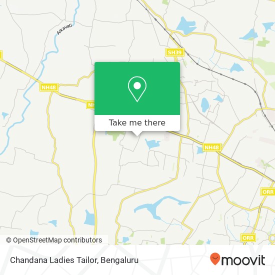 Chandana Ladies Tailor, Reddy Kotte Road Bengaluru KA map