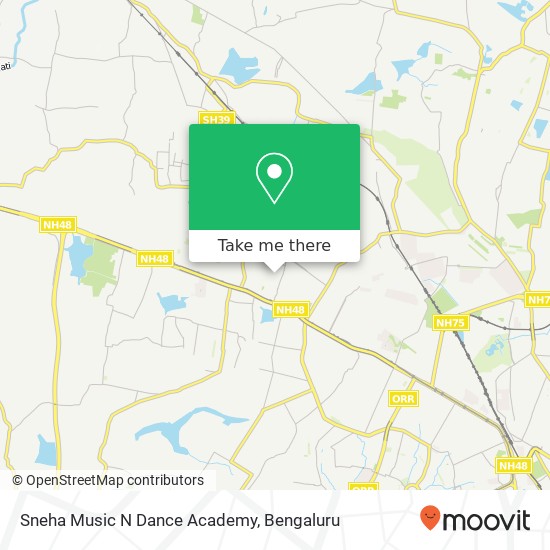Sneha Music N Dance Academy map