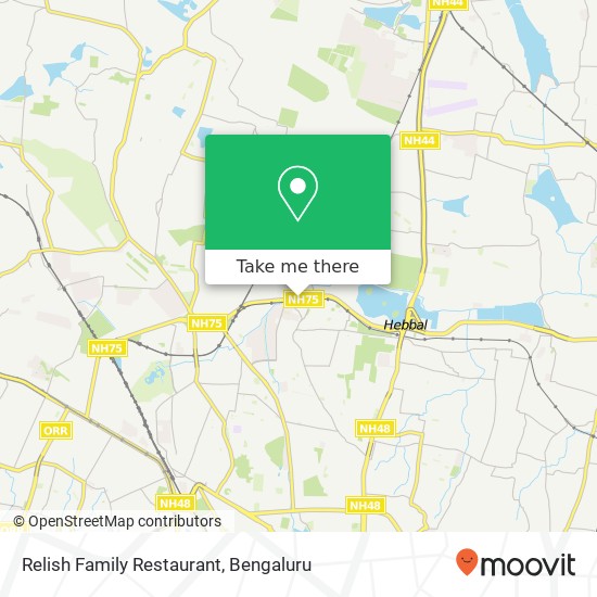 Relish Family Restaurant, Service Road Bengaluru 560094 KA map
