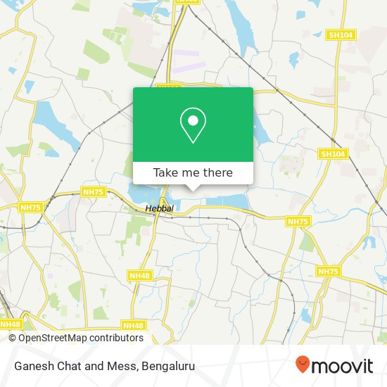 Ganesh Chat and Mess, 36 Bengaluru 560024 KA map