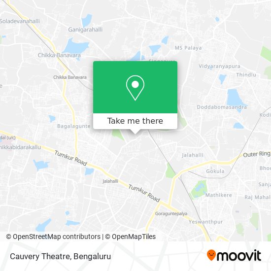 Cauvery Theatre map