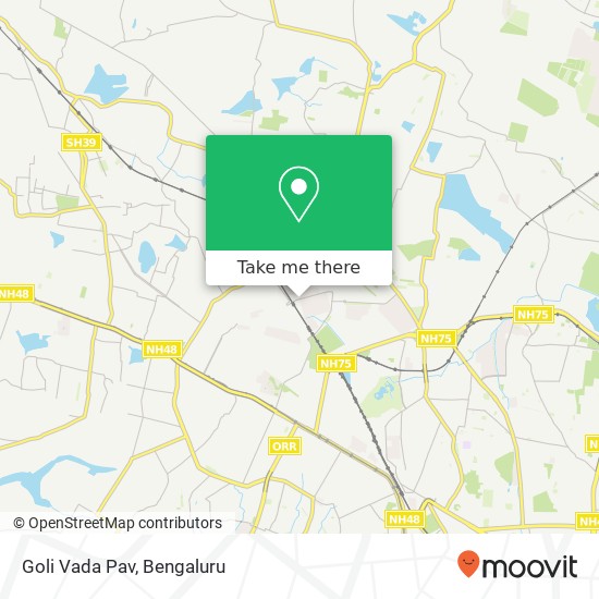 Goli Vada Pav, HMT Road Bengaluru 560013 KA map