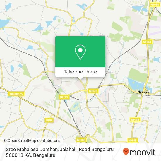 Sree Mahalasa Darshan, Jalahalli Road Bengaluru 560013 KA map