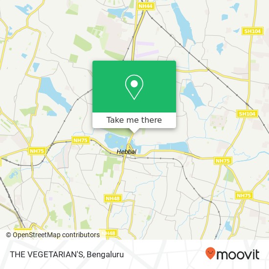 THE VEGETARIAN'S, Kempapura Main Road Bengaluru 560024 KA map