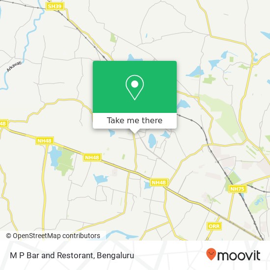 M P Bar and Restorant, Bengaluru 560057 KA map