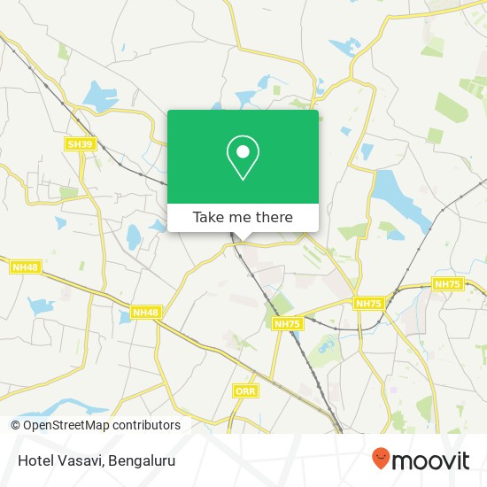 Hotel Vasavi, Jalahalli Road Bengaluru 560013 KA map