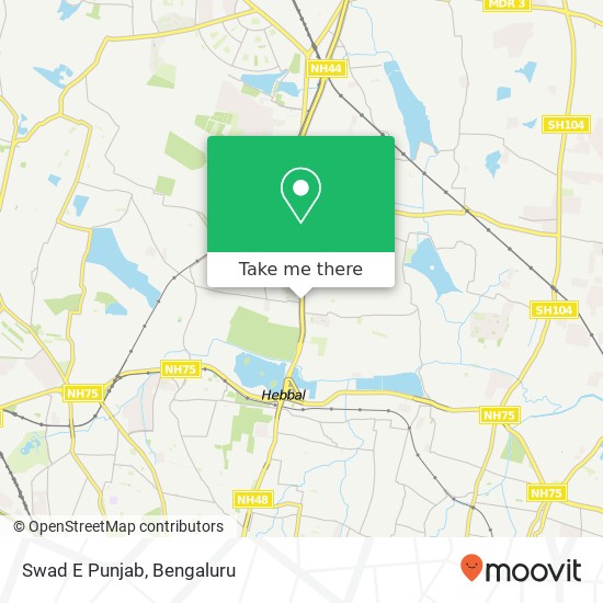 Swad E Punjab, AH43 Bengaluru 560092 KA map