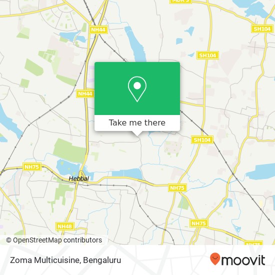 Zoma Multicuisine, Dasarahalli Main Road Bengaluru 560024 KA map