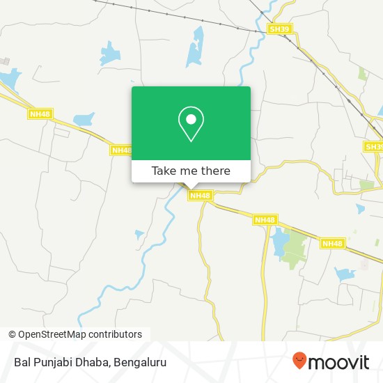 Bal Punjabi Dhaba, Service Road Bengaluru 562162 KA map
