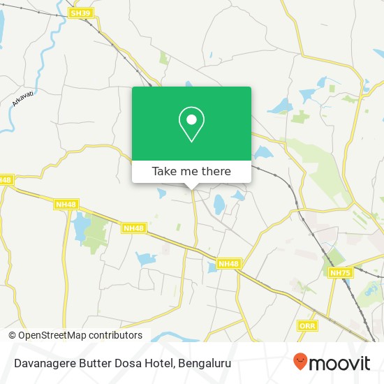 Davanagere Butter Dosa Hotel, 1st Main Road Bengaluru KA map