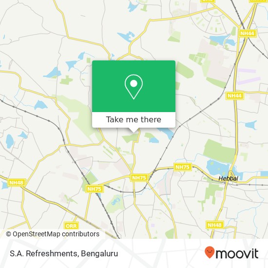 S.A. Refreshments, Vidyaranyapura Road Bengaluru 560097 KA map