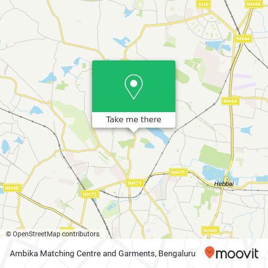 Ambika Matching Centre and Garments, Vidyaranyapura Main Road Bengaluru KA map