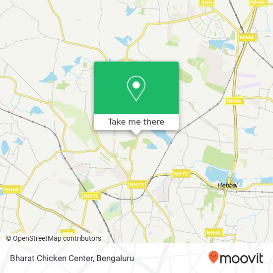 Bharat Chicken Center, Vidyaranyapura Main Road Bengaluru KA map