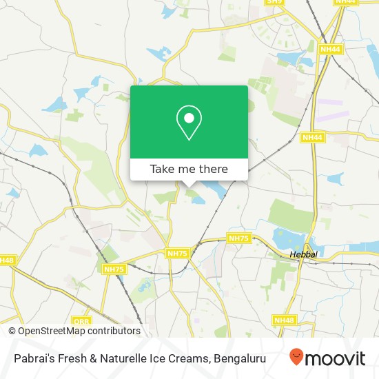 Pabrai's Fresh & Naturelle Ice Creams, Bel North Gate Road Bengaluru 560013 KA map