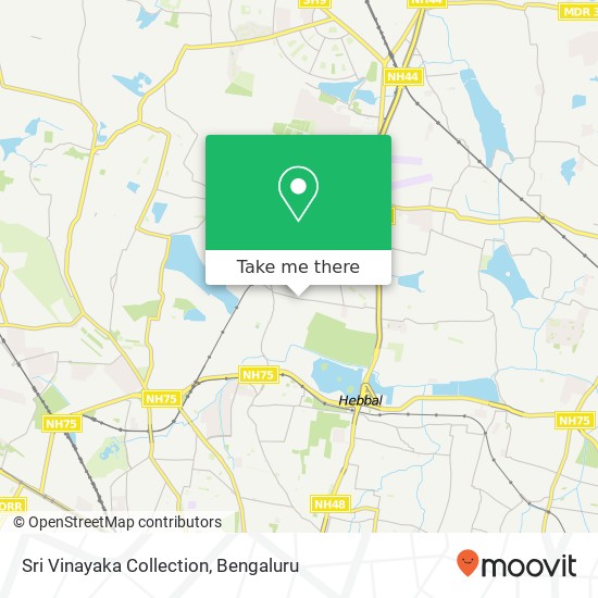 Sri Vinayaka Collection, Kodigehalli Main Road Bengaluru KA map