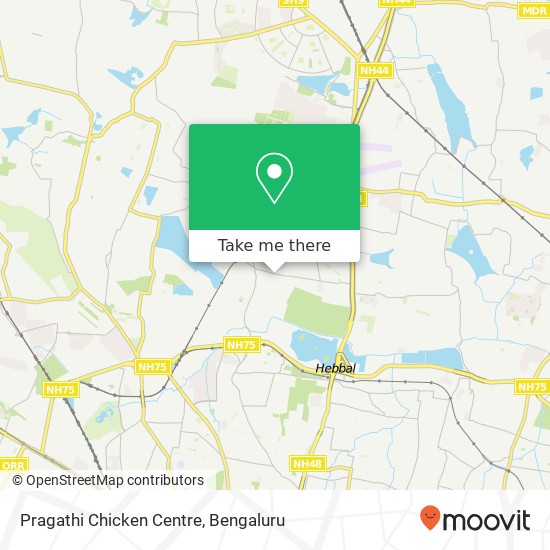 Pragathi Chicken Centre, Kodigehalli Main Road Bengaluru KA map