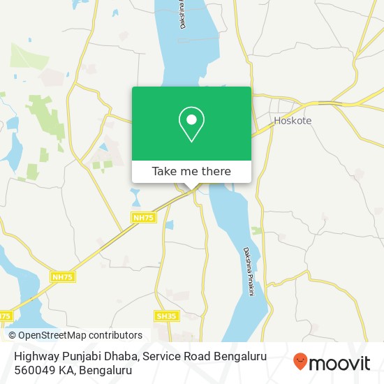 Highway Punjabi Dhaba, Service Road Bengaluru 560049 KA map