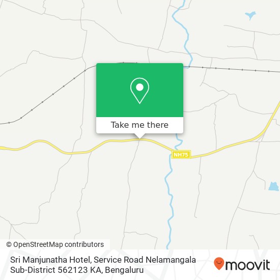 Sri Manjunatha Hotel, Service Road Nelamangala Sub-District 562123 KA map