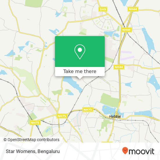 Star Womens, Telecom Road Bengaluru KA map