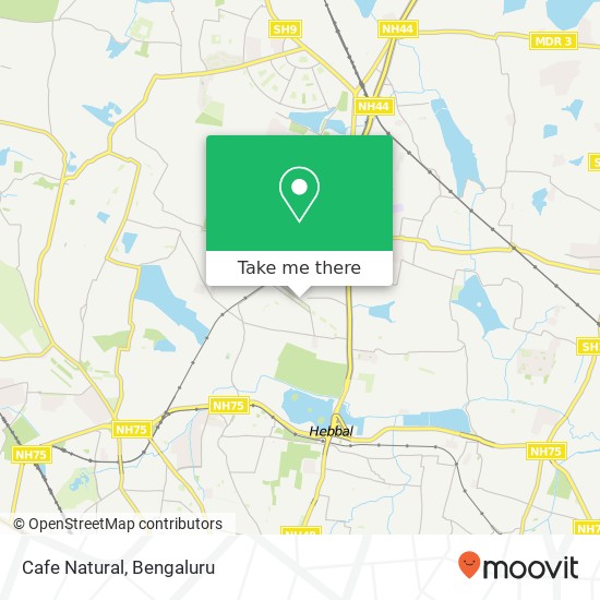 Cafe Natural, Sahakar Nagar Main Road Bengaluru 560092 KA map