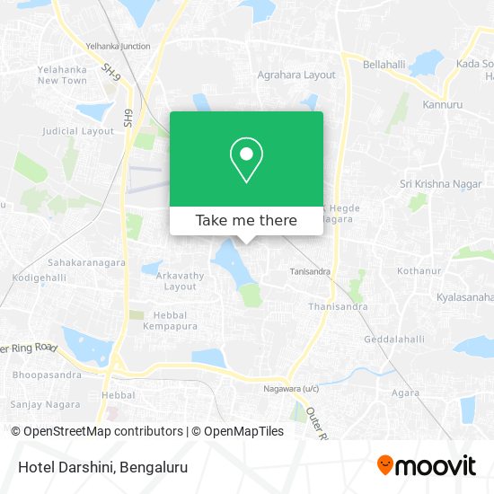 Hotel Darshini map