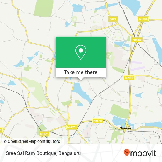 Sree Sai Ram Boutique, Kodigehalli Main Road Bengaluru KA map