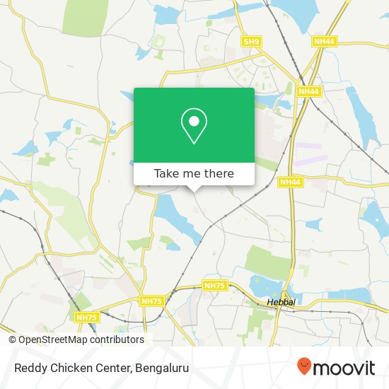 Reddy Chicken Center, 1st Cross Road Bengaluru KA map