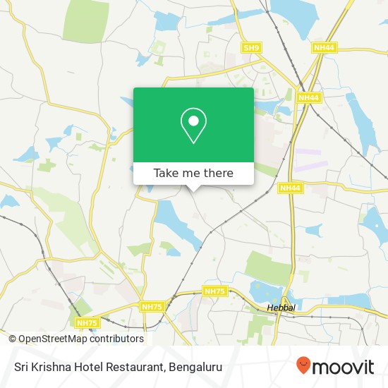 Sri Krishna Hotel Restaurant, Vidyaranyapura Road Bengaluru 560097 KA map