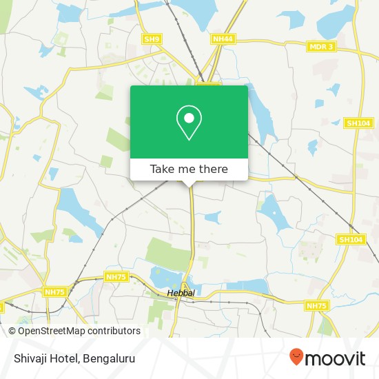 Shivaji Hotel, Bengaluru 560092 KA map