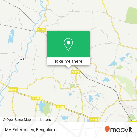 MV Enterprises, Bengaluru KA map