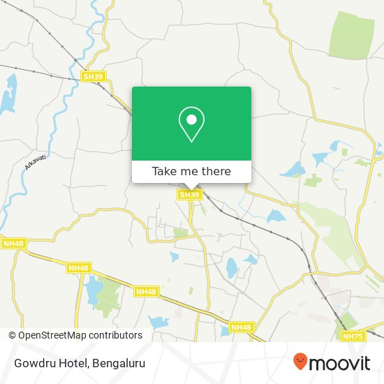 Gowdru Hotel, SH-39 Bengaluru KA map