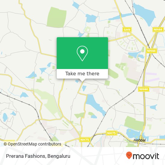 Prerana Fashions, Vidyaranyapura Main Road Bengaluru KA map