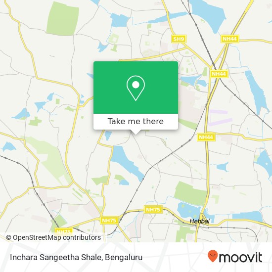Inchara Sangeetha Shale map
