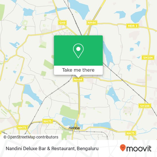 Nandini Deluxe Bar & Restaurant map