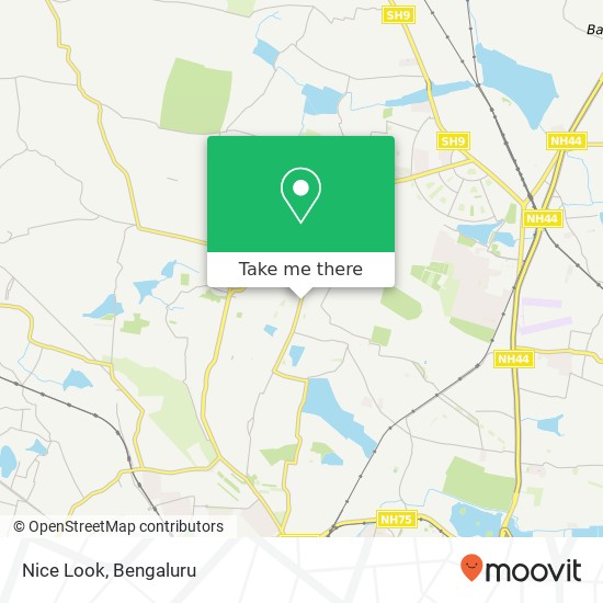Nice Look, Vidyaranyapura Main Road Bengaluru KA map