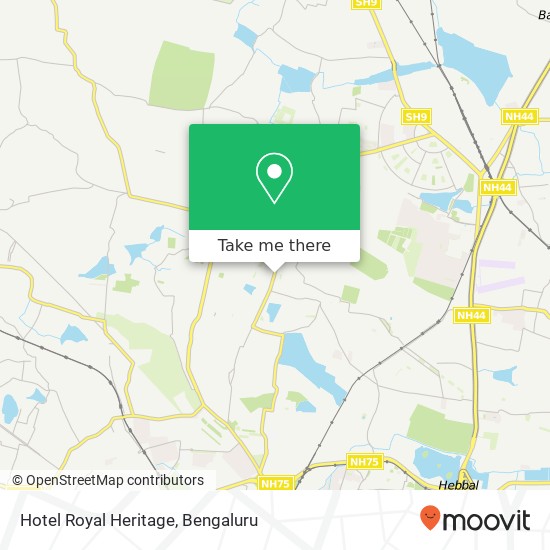 Hotel Royal Heritage, Vidyaranyapura Main Road Bengaluru 560097 KA map