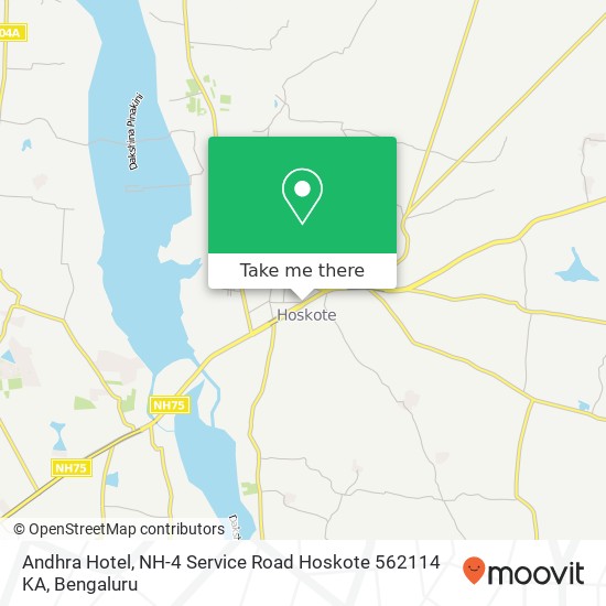 Andhra Hotel, NH-4 Service Road Hoskote 562114 KA map