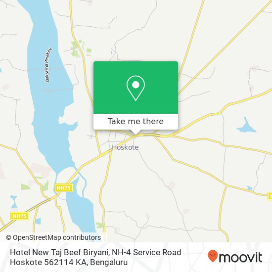 Hotel New Taj Beef Biryani, NH-4 Service Road Hoskote 562114 KA map