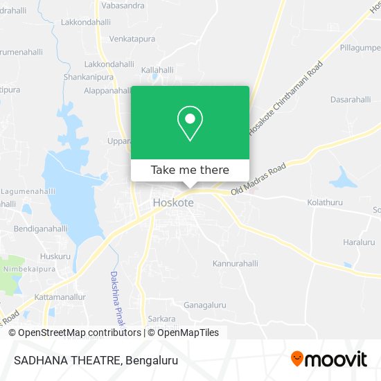 SADHANA THEATRE map